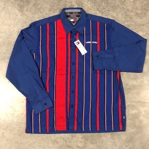 Vintage Tommy Hilfiger Jeans Hip Hop Button Down